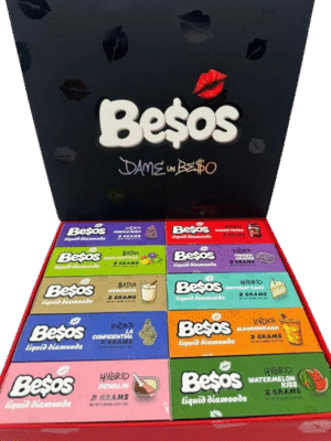 Besos Liquid Diamonds New Edition Disposable | 100 Pack Variety Box